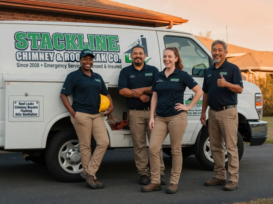 Chimney flashing repair company in Marion, WI